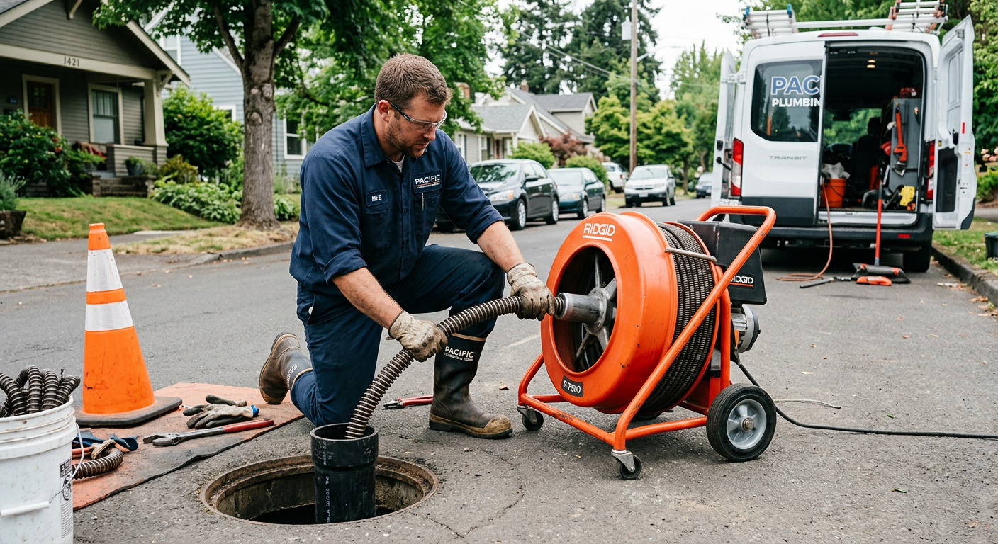 Dégorgement de canalisation principale enterrée à Bordeaux 92